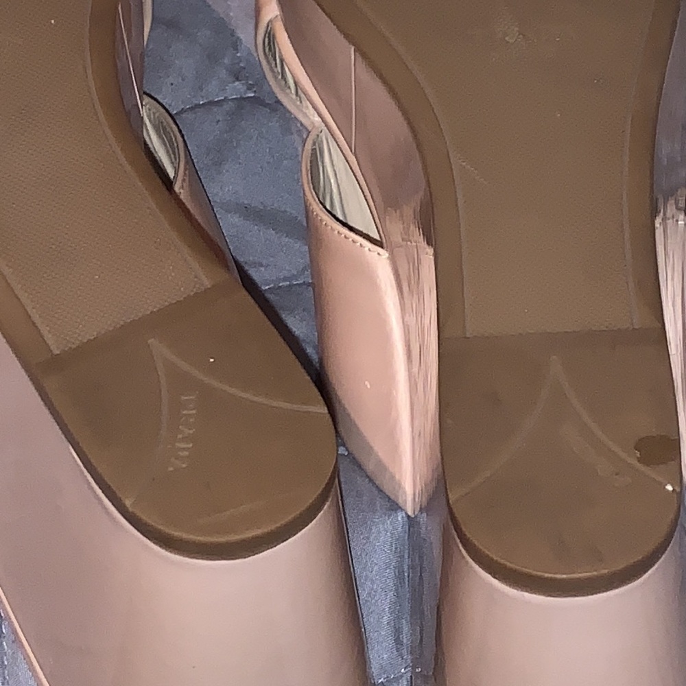 PRADA Wedge Sandal ~ Nude - Picture 12 of 17